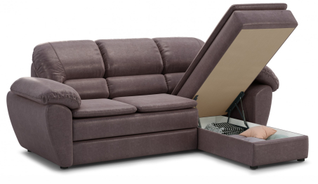 Бергамо угол левый с оттоманкой