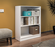 Стеллажи, Стеллаж Твин СБ-3380 Белый