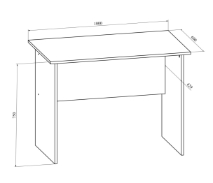 Стол письменный ОФ-111К