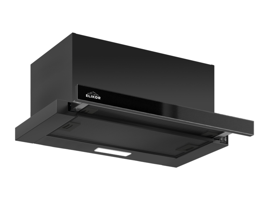 Вытяжки, Кухонная вытяжка ELIKOR Slide Glass 60П-1000