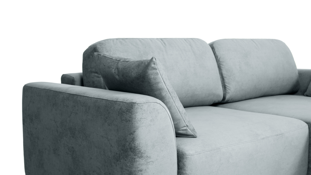 Диваны угловые в гостиную, Диван угловой Trump mini, велюр