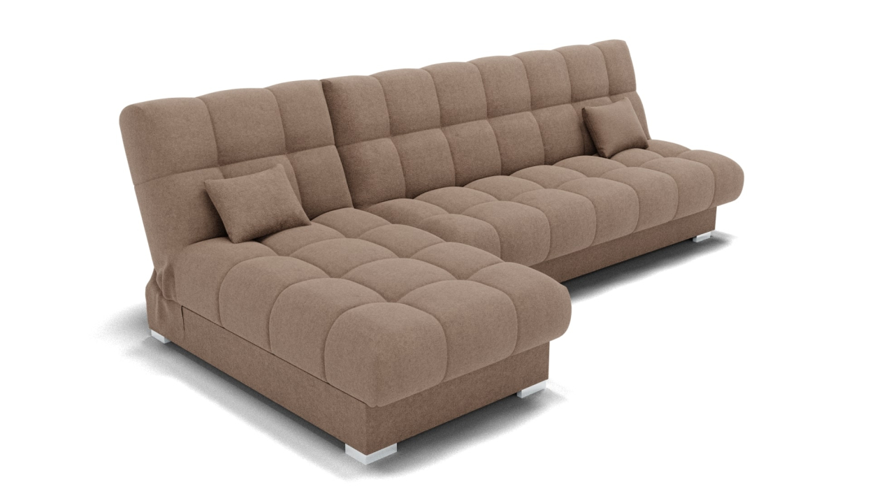 Диваны угловые в гостиную, Прямой диван Фиеста-2 НПБ, велюр