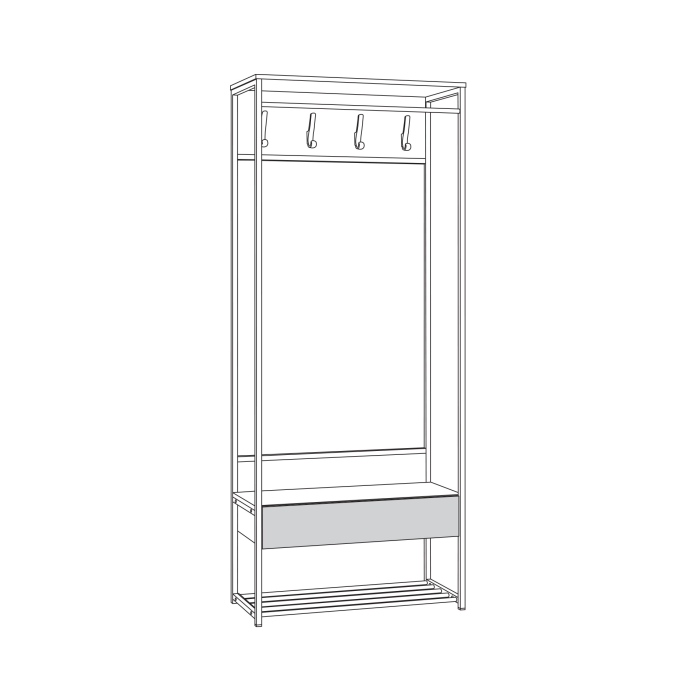 Напольные, Прихожая Трувор 15.120 N