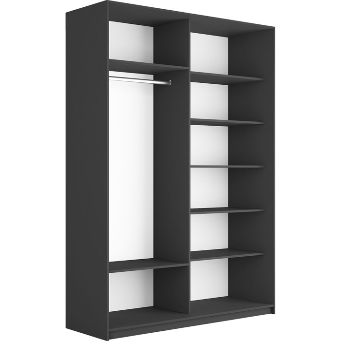 Шкафы-купе 2-х дверные, Шкаф-купе Прайм 2-х дверный Стекла хаки/Доводчики 120х57х230