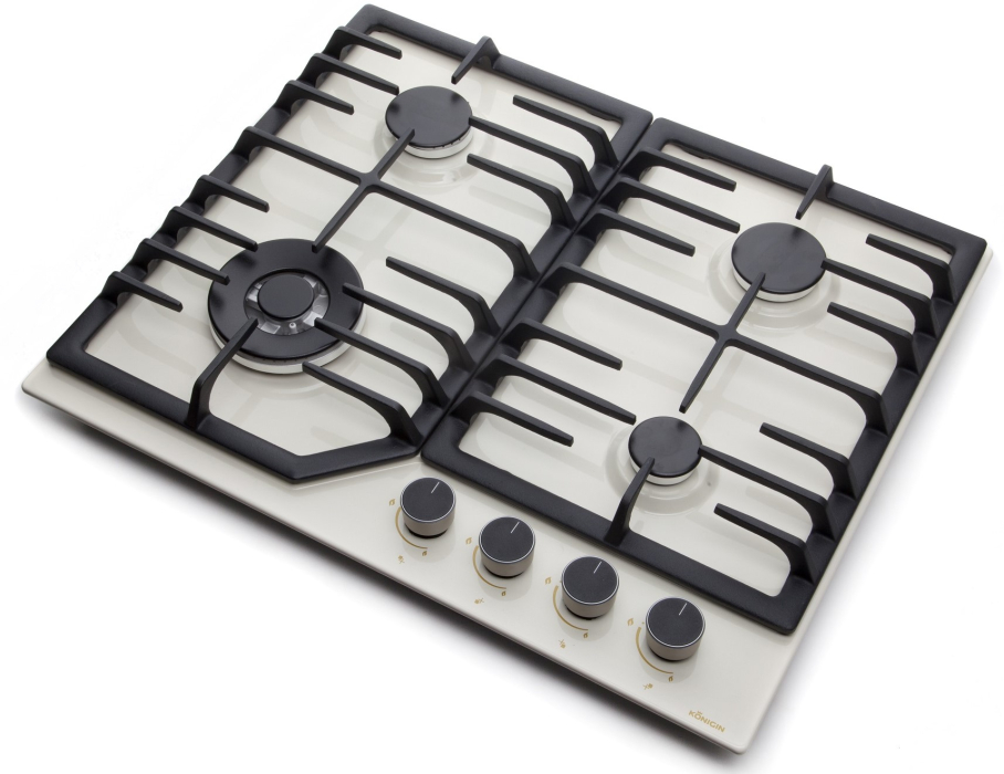 Встраиваемые варочные панели, Газовая варочная панель Konigin Blaze 604 Эмаль