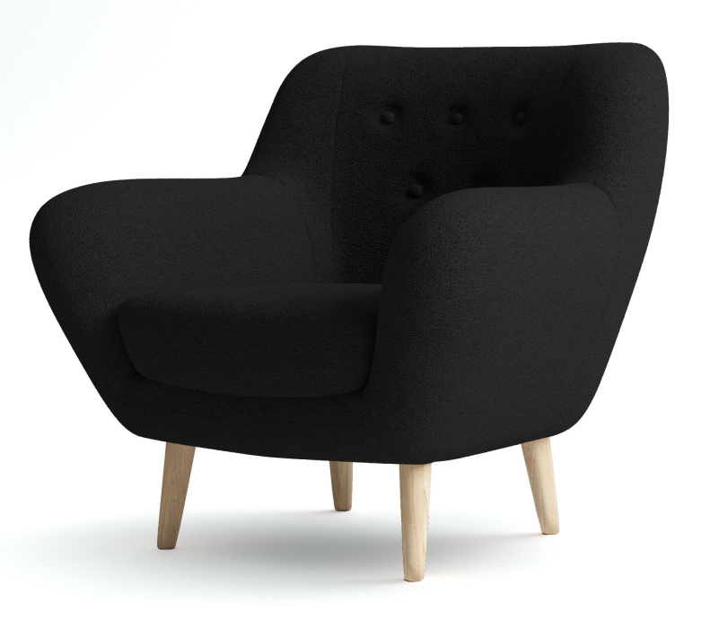 Кресло для отдыха, Кресло Элефант мягкое, Искусственный мех