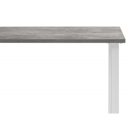 Деревянный стол Лиман 140 x 80 (белые ноги)