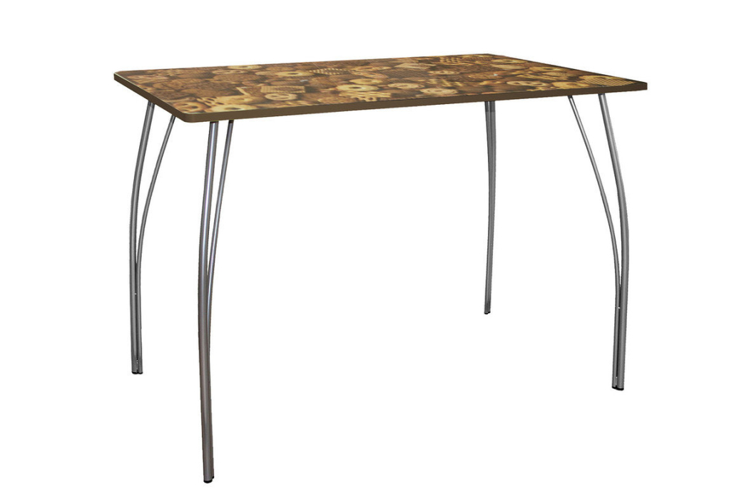 Обеденные столы, Стол обеденный с мет.ногами 900/600