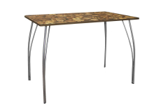 Обеденные столы, Стол обеденный с мет.ногами 900/600