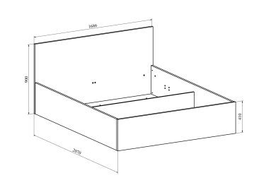 Кровать Виктория ВИ-42 (1600x2000)