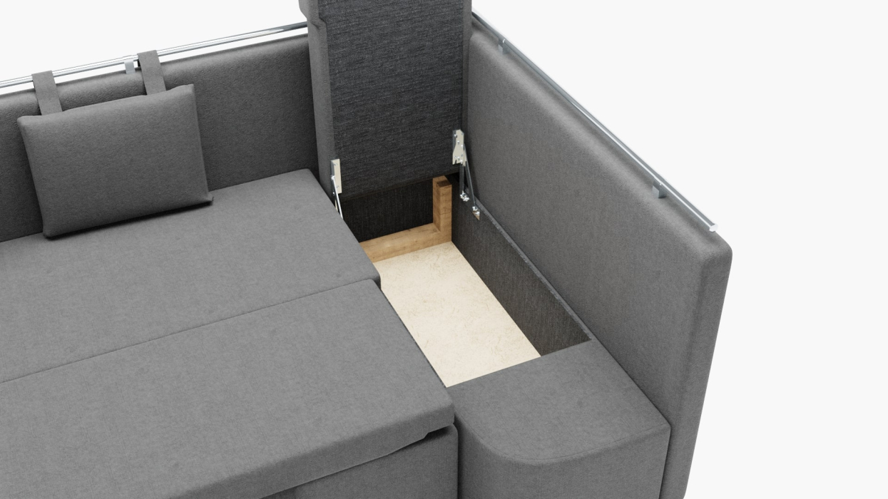 Кухонные уголки, Кухонный уголок Париж-1 со спальным местом