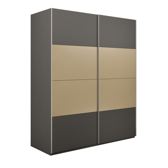 Шкафы-купе 2-х дверные, Шкаф-купе Эста 2-х дверный ДСП/Стекла фисташка/Доводчик 200х66х240