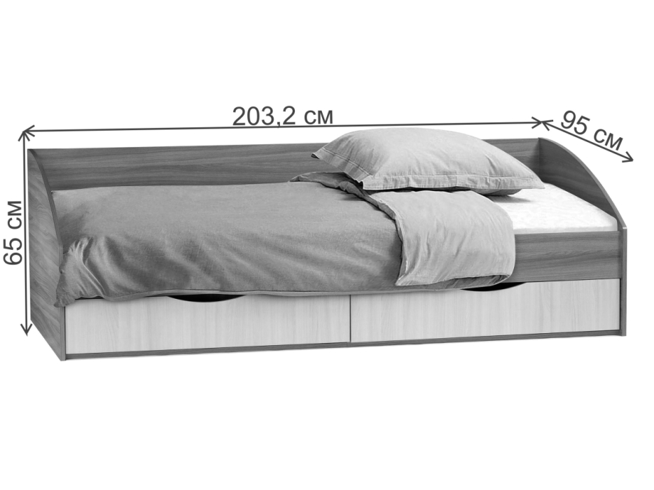 Кровати 90 см, Кровать Классика