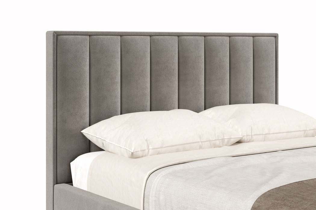 Мягкая кровать, Кровать Анкона 1200 с подъёмным механизмом, велюр