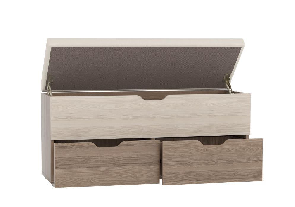 Тумба в прихожую с мягким сиденьем, Диван ФЛИНТ