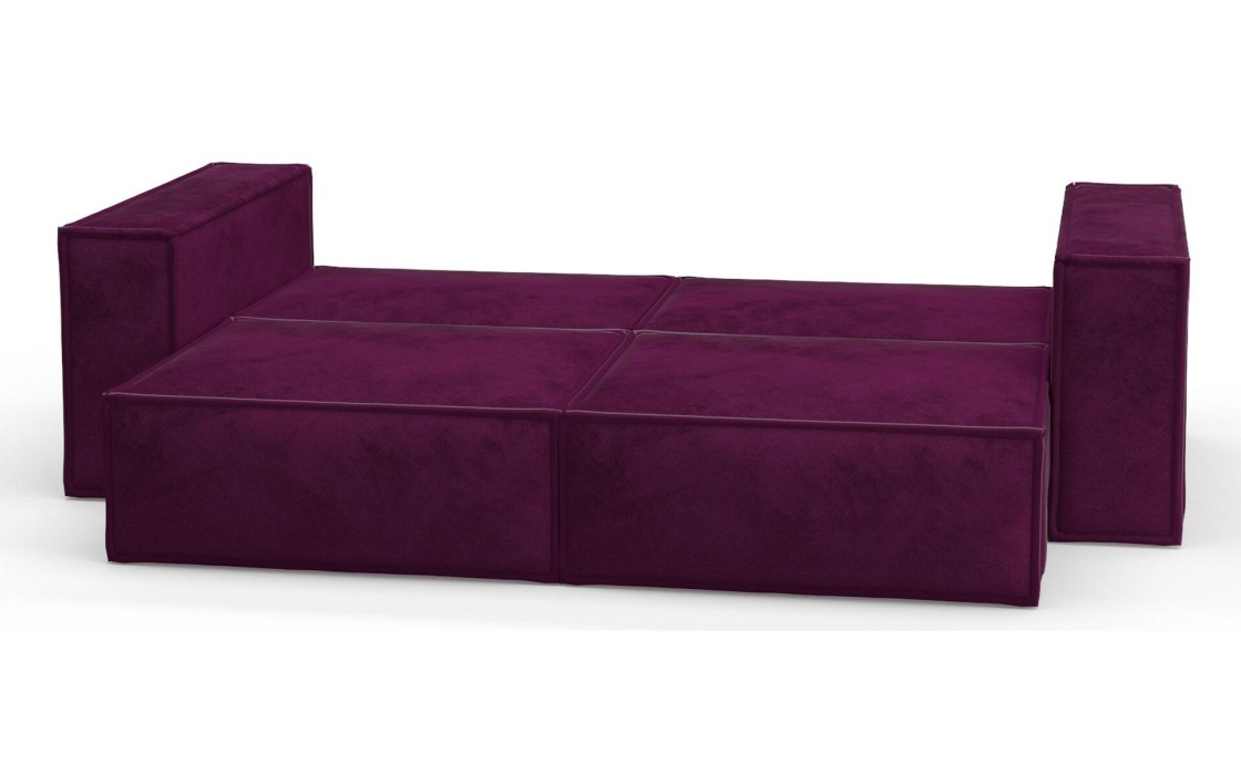 Диваны еврокнижки, Диван-кровать Loft, независимый пружинный блок, велюр
