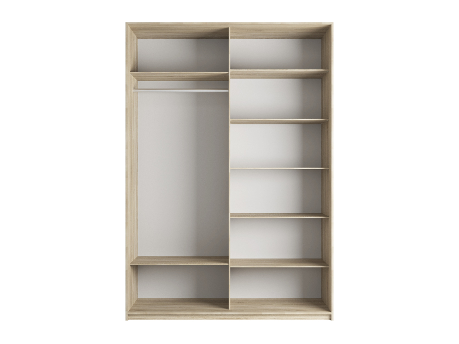 Шкафы-купе 2-х дверные, Шкаф-купе Прайм 2-х дверный ДСП/Стекло фисташка/Доводчики 160х57х230