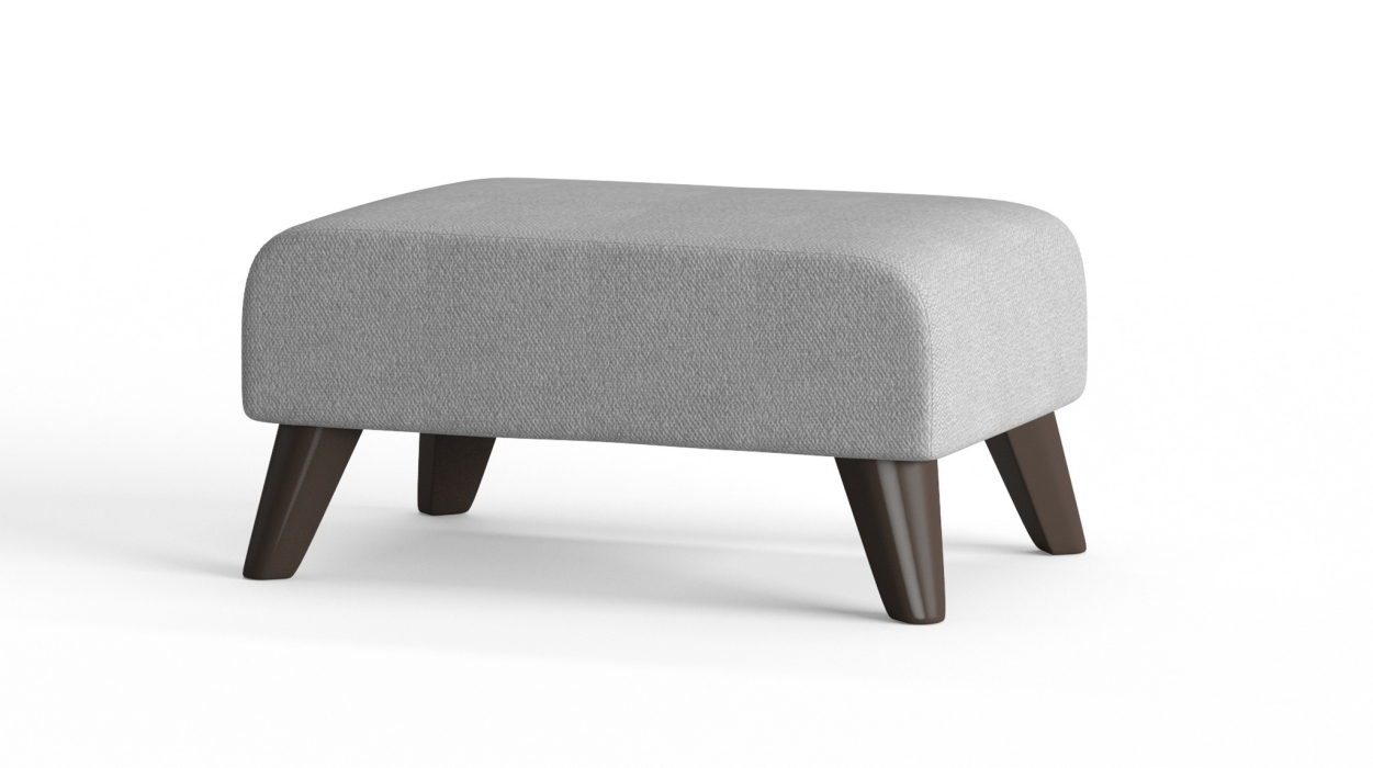 Пуф в прихожую, Пуф Барон на ножках, велюр