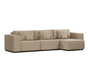 Диван-кровать угловой еврокнижка Сиэтл, велюр