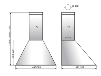 Кухонная вытяжка ELIKOR Эпсилон 60П-430-П3Л
