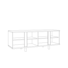 Тумба под ТВ Квадро 13.276