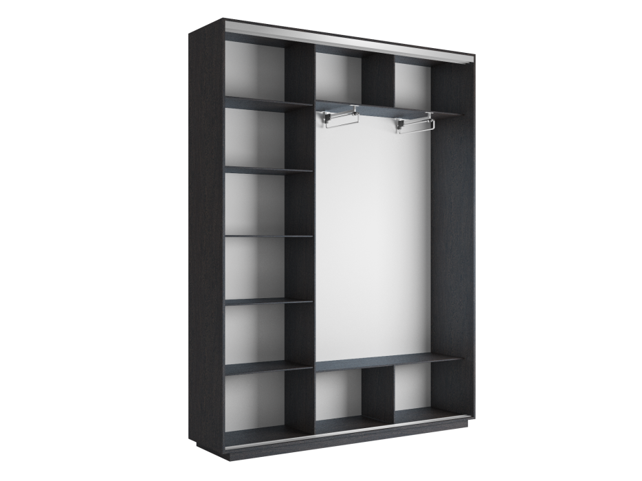 Шкафы-купе 3-х дверные, Шкаф-купе Экспресс Элемент трио 2200 x 2400 x 450