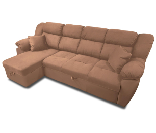 Угловой диван-кровать Ламбер велюр