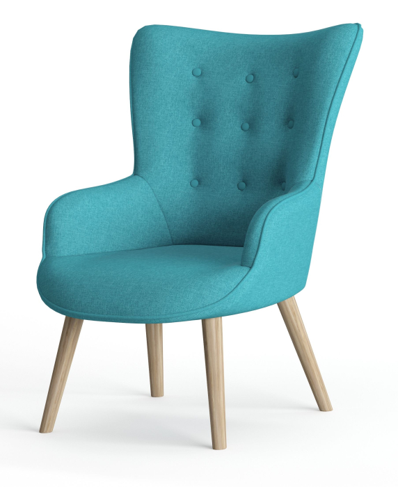 Кресло для отдыха, Кресло дизайнерское Шелли, рогожка