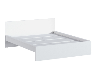 Леон/Бруклин СБ-3369 Кровать белая с матрасом Тропикана-Боннет плюс 1600*2000