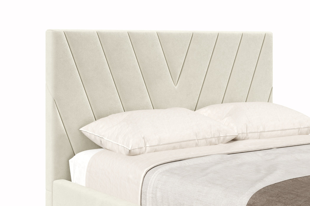 Мягкая кровать, Кровать Палермо 1400 с подъёмным механизмом, велюр