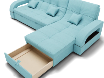 Модульный диван Майами-2,микровелюр,антивандальная и водостойкая ткань,венеция