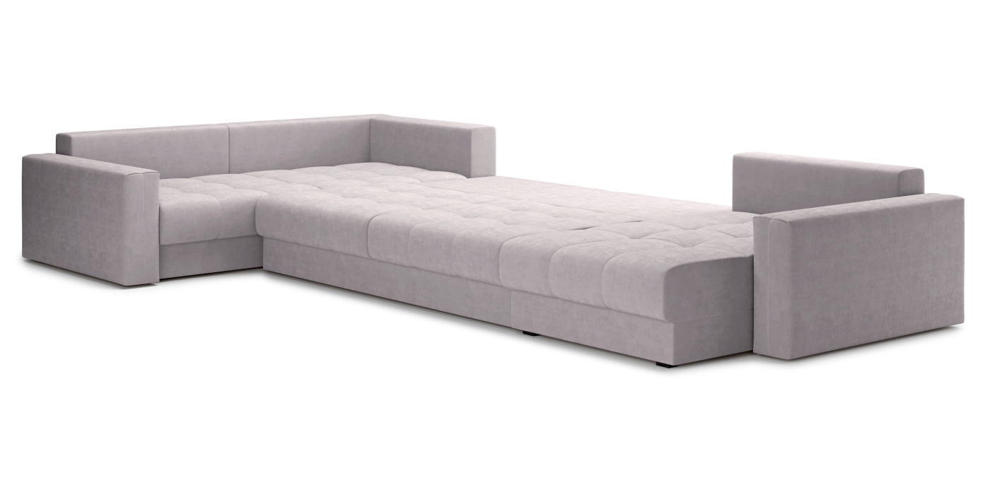 Диваны угловые в гостиную, Диван П-образный Кастел