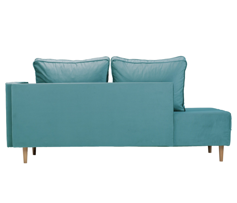 Дизайнерские диваны для гостиной, Диван - кушетка Блюз, велюр