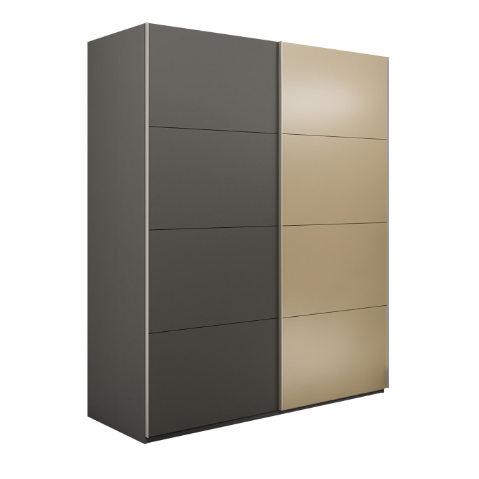 Шкафы-купе 2-х дверные, Шкаф-купе Эста 2-х дверный ДСП/Стекла фисташка/Доводчик 200х66х240