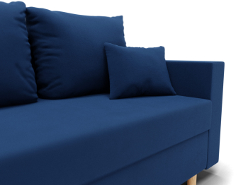 Прямой диван Адам,еврокнижка,велюр