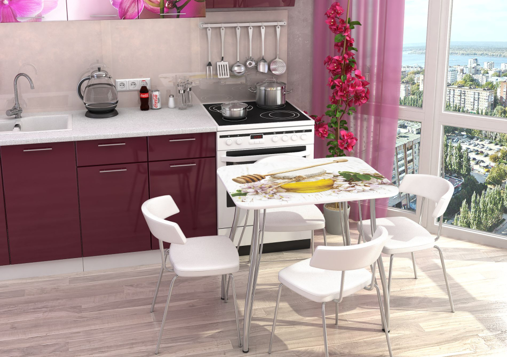 Обеденные столы, Стол Мед Фотопечать