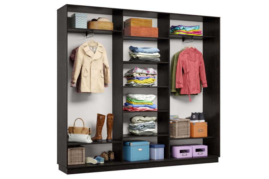 Шкафы-купе 3-х дверные, Шкаф-купе Премьер Лайт 53 (11;11;11) трехдверный