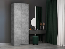 Шкафы распашные, Шкаф складной Е1 Локер ("Гармошка" с системой Push to Move/Левый)81х52.5х220 см