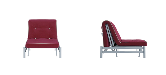 Кресло-кровать Роджер Сканди бордовый