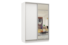 Шкафы-купе, Шкаф-купе Премьер Лайт 02 (02;01) двухдверный