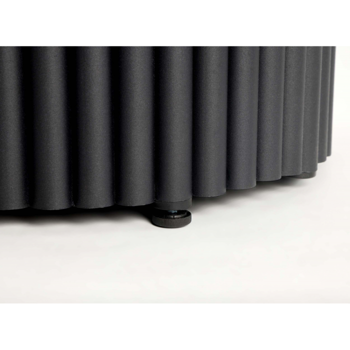 Обеденные столы, Деревянный стол Барел 90 (черные ноги)