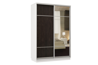 Шкаф-купе Премьер Лайт 01 Мини (08;11) двухдверный