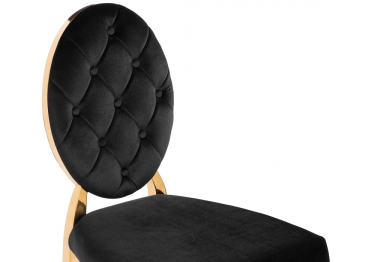 Стул Odda черный/золотой