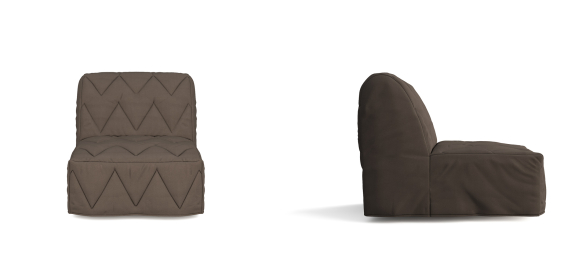 Кресло-кровать Вилли коричневый