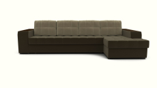 Диваны угловые в гостиную, Угловой диван ЭДИНБУРГ Д3 с оттоманкой правый шенилл