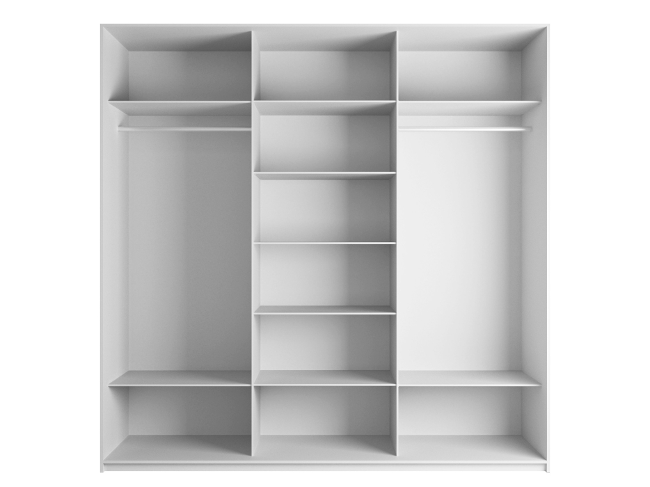 Шкафы-купе 3-х дверные, Шкаф-купе Эста 3-х дверный Стекла хаки/Доводчик 300х66х240