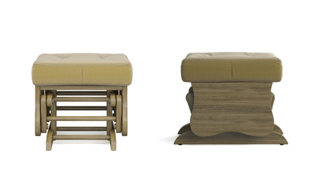 Пуф-качалка Джильо Дуб светлый — бежевый