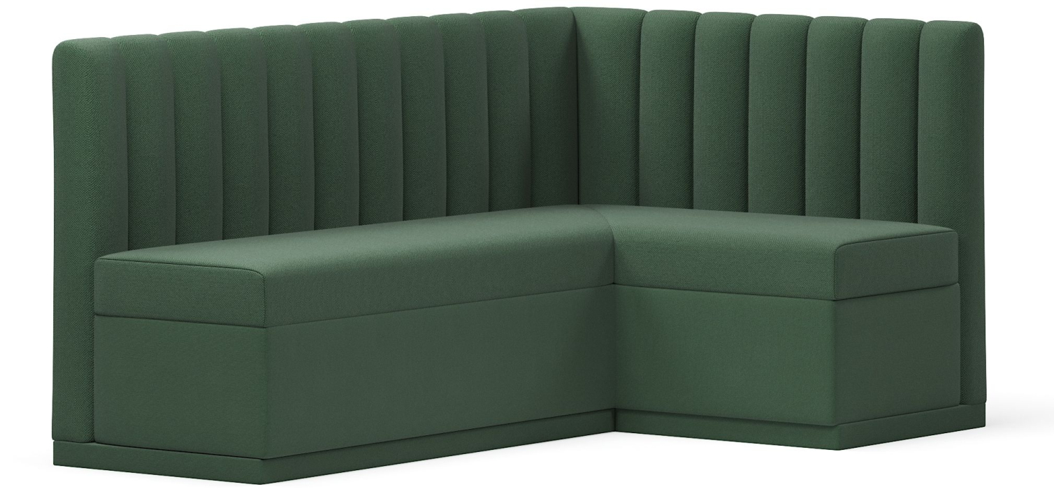 Диваны угловые, Кухонный угловой нераскладной диван Кафф, велюр