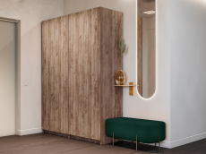 Шкафы распашные, Распашной шкаф Локер 800+800 с полками