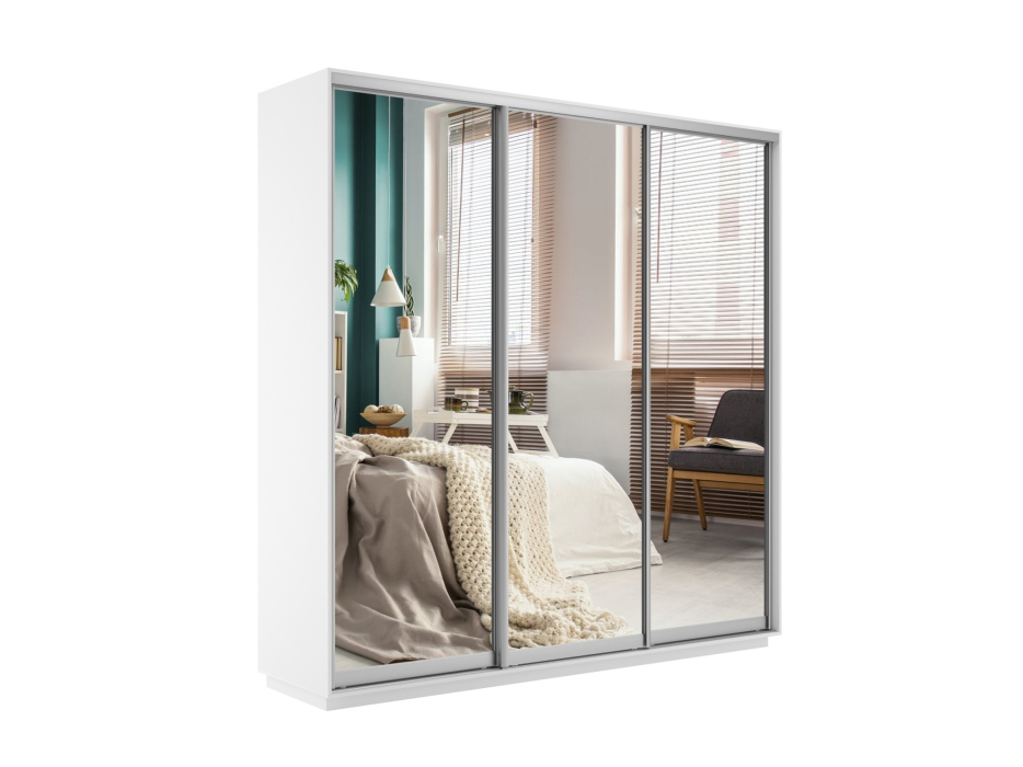 Шкафы-купе 3-х дверные, Шкаф-купе Экспресс Экспенс трио 2400 x 2400 x 450